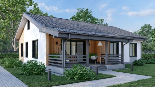 Загородный дом 10,5х14,4-171м²