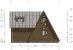 Загородный дом А-фрейм 8,0х11,0-163 м²